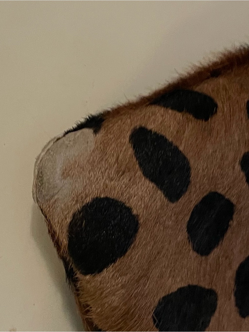 Clare V Leopard Haircalf Zip Pouch - Picture 9 of 12